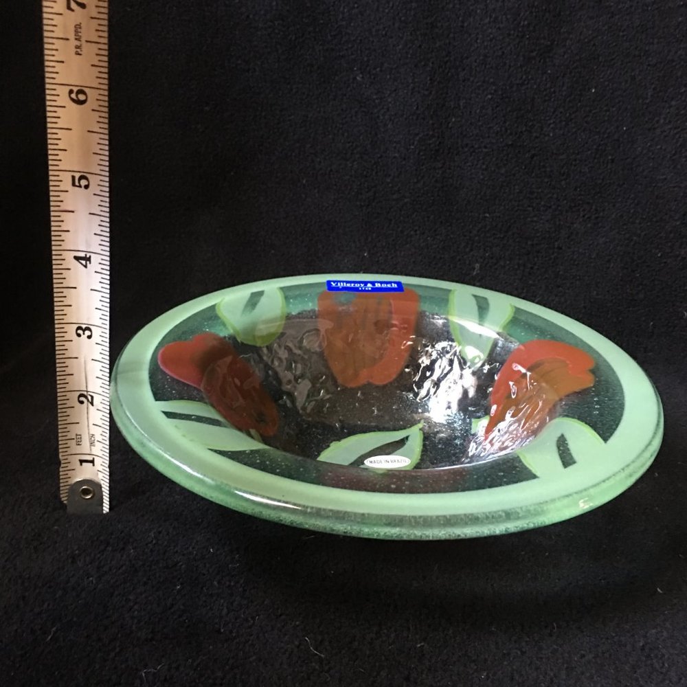 New w/Tags 4 Villeroy & Boch Glass w/Apples - Picture 4 of 4